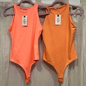 Deadstock colors! Set of 2 NWT buttery soft bodysuits size small